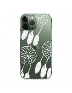 Coque iPhone 13 Pro Max Attrape Rêves Blanc Dreamcatcher...