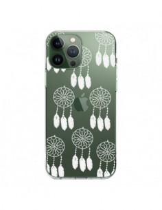 Coque iPhone 13 Pro Max Attrape Rêves Blanc Dreamcatcher...