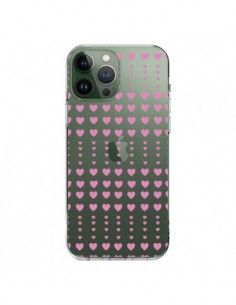 Cover iPhone 13 Pro Max Cuore Heart Amore Amour Rosa...