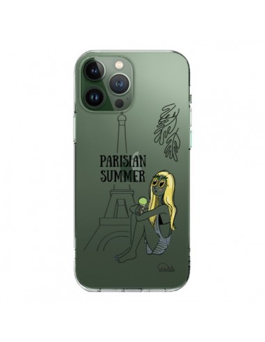 Coque iPhone 13 Pro Max Parisian Summer Ete Parisien Transparente - Lolo Santo