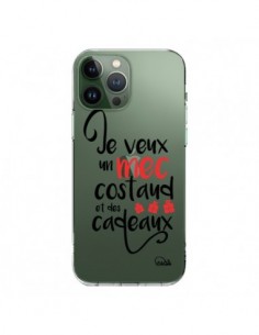 Cover iPhone 13 Pro Max Je veux un mec costaud e des...