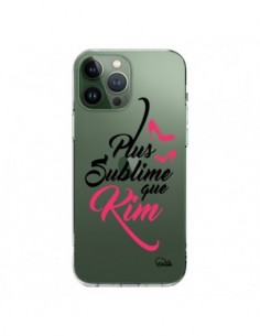 Cover iPhone 13 Pro Max Plus sublime que Kim Trasparente...