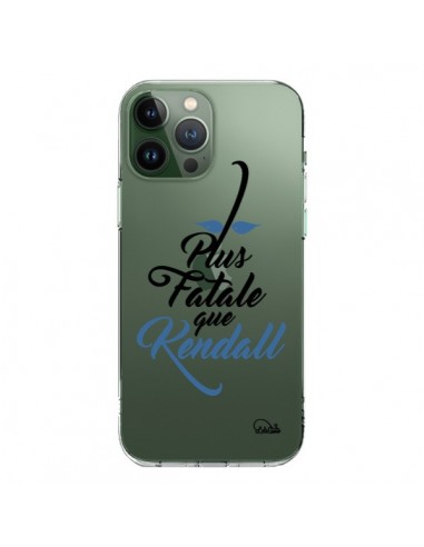 Cover iPhone 13 Pro Max Plus Fatale que Kendall Trasparente - Lolo Santo