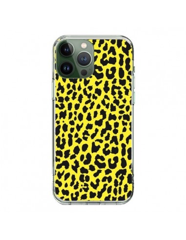 Cover iPhone 13 Pro Max Leopardo Giallo - Mary Nesrala