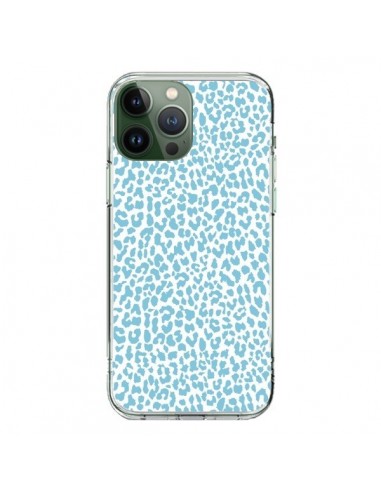 Cover iPhone 13 Pro Max Leopardo Turchese - Mary Nesrala