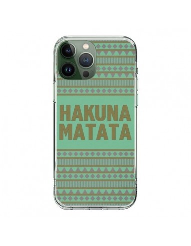 Coque iPhone 13 Pro Max Hakuna Matata Roi Lion - Mary Nesrala
