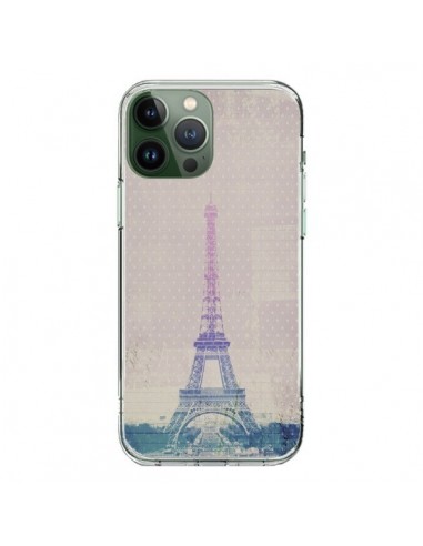 Coque iPhone 13 Pro Max I love Paris Tour Eiffel - Mary Nesrala