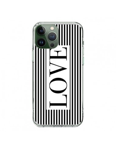Cover iPhone 13 Pro Max Amore Bianco e Nero - Mary Nesrala