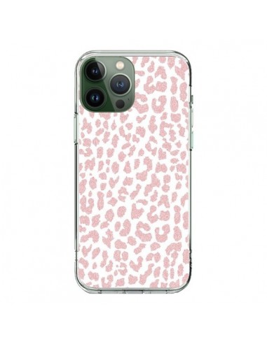 Coque iPhone 13 Pro Max Leopard Rose Corail - Mary Nesrala