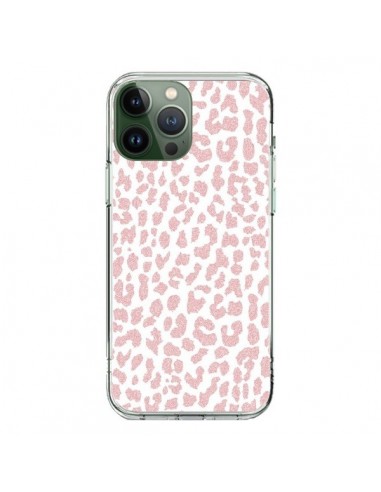 Cover iPhone 13 Pro Max Leopardo Rosa Corallo - Mary Nesrala