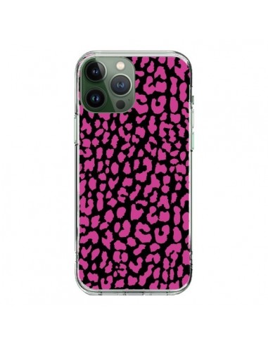 Cover iPhone 13 Pro Max Leopardo Rosa - Mary Nesrala