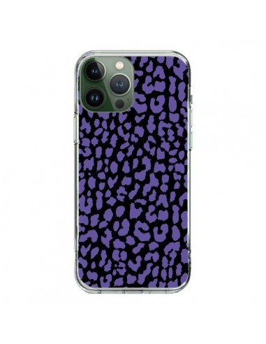 Cover iPhone 13 Pro Max Leopardo Viola - Mary Nesrala