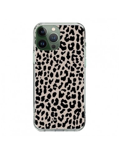 Coque iPhone 13 Pro Max Leopard Marron - Mary Nesrala