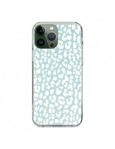 Cover iPhone 13 Pro Max Leopardo Inverno Mint - Mary Nesrala