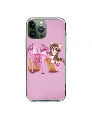 Coque iPhone 13 Pro Max Chaton Chat Kitten Chaussure Shoes - Maryline Cazenave