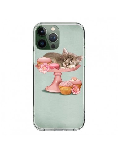 Coque iPhone 13 Pro Max Chaton Chat Kitten Cookies Cupcake - Maryline Cazenave
