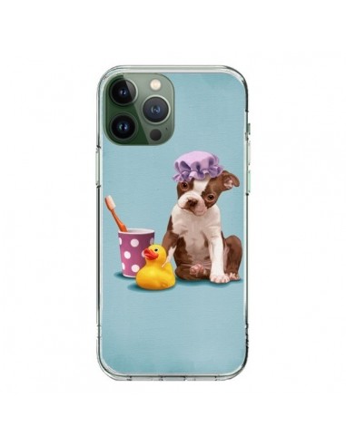 Coque iPhone 13 Pro Max Chien Dog Canard Fille - Maryline Cazenave