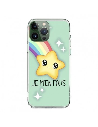 Coque iPhone 13 Pro Max Etoile Je m'en fous - Maryline Cazenave