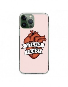Cover iPhone 13 Pro Max Stupid Heart Cuore - Maryline...