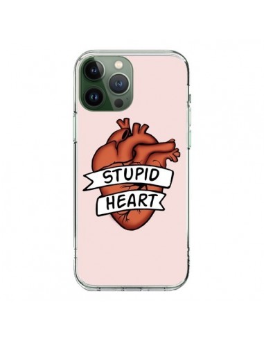 Cover iPhone 13 Pro Max Stupid Heart Cuore - Maryline Cazenave
