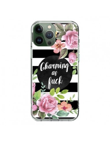 Coque iPhone 13 Pro Max Charming as Fuck Fleurs - Maryline Cazenave