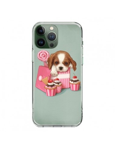 Coque iPhone 13 Pro Max Chien Dog Cupcake Gateau Boite - Maryline Cazenave