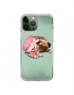 Cover iPhone 13 Pro Max Cane Cupcakes Torta Bonbon Boite...