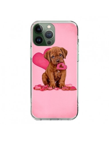 Coque iPhone 13 Pro Max Chien Dog Gateau Coeur Love - Maryline Cazenave