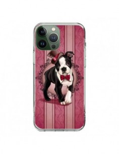 iPhone 13 Pro Max Case Dog Gentleman Bow tie Cappello -...