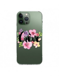 Cover iPhone 13 Pro Max Crève Fiori Trasparente -...