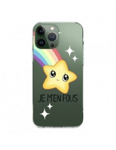 Coque iPhone 13 Pro Max Etoile Je M'en Fous Transparente...