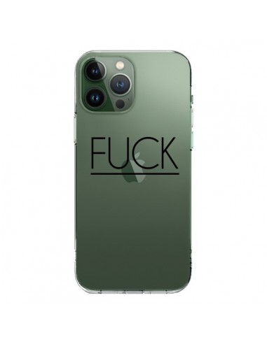 Coque iPhone 13 Pro Max Fuck Transparente - Maryline Cazenave