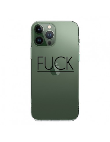 iPhone 13 Pro Max Case Fuck Clear - Maryline Cazenave
