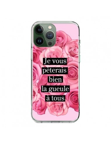iPhone 13 Pro Max Case Je vous pèterais Flowers - Maryline Cazenave