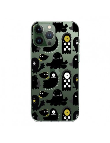iPhone 13 Pro Max Case Monsters Pattern Mostri Clear - Maria Jose Da Luz