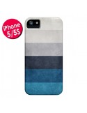 Coque iPhone 5/5S et SE Bandes Horizontales Greece Hues - Maximilian San
