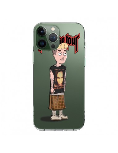 Coque iPhone 13 Pro Max Bieber Marilyn Manson Fan Transparente - Mikadololo