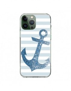 Cover iPhone 13 Pro Max Ancora Marina Blu - Monica Martinez
