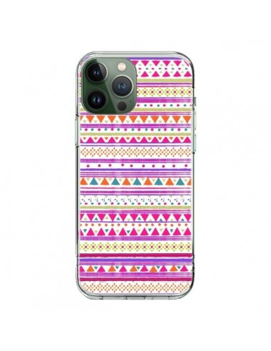 Coque iPhone 13 Pro Max Bandana Rose Azteque - Monica Martinez