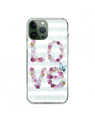 Coque iPhone 13 Pro Max Love Fleurs Flower - Monica Martinez