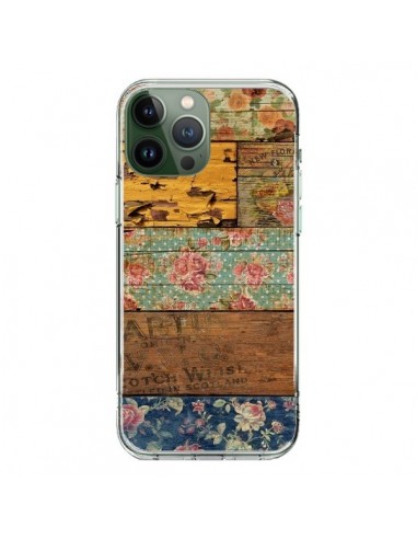 iPhone 13 Pro Max Case Barocco Style Wood - Maximilian San