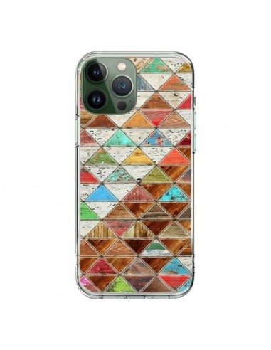 Cover iPhone 13 Pro Max Amore Pattern Triangolo - Maximilian San