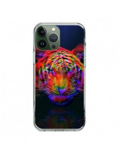iPhone 13 Pro Max Case Tiger Beautiful Aberration -...