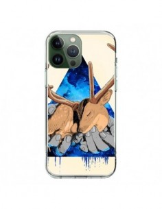 Coque iPhone 13 Pro Max Cerf Triangle Seconde Chance -...