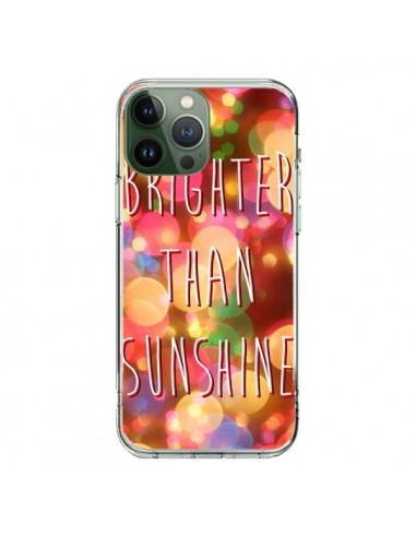 Coque iPhone 13 Pro Max Brighter Than Sunshine Paillettes - Maximilian San