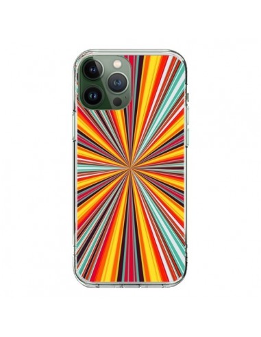 Coque iPhone 13 Pro Max Horizon Bandes Multicolores - Maximilian San