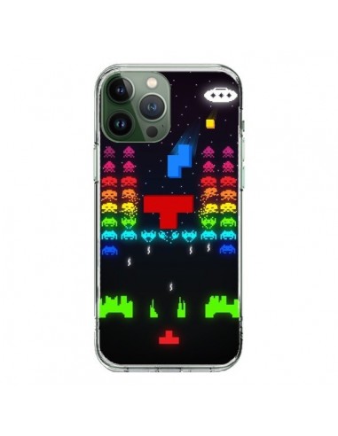 Coque iPhone 13 Pro Max Invatris Space Invaders Tetris Jeu - Maximilian San