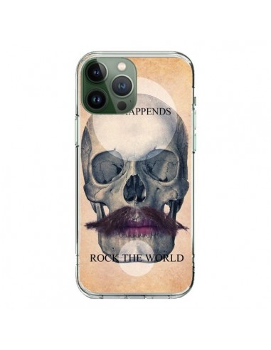 Coque iPhone 13 Pro Max Rock Skull Tête de Mort - Maximilian San