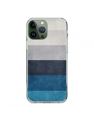 Coque iPhone 13 Pro Max Bandes Horizontales Greece Hues - Maximilian San