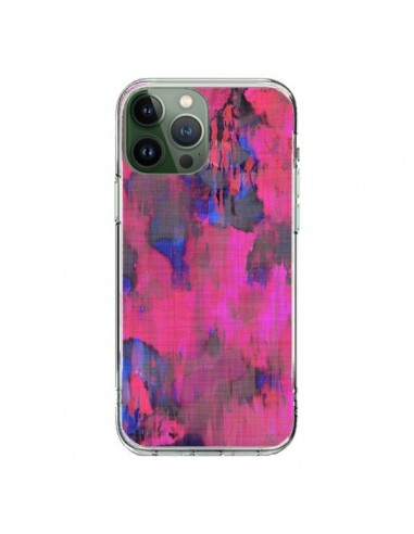 Coque iPhone 13 Pro Max Fleurs Rose Lysergic Pink - Maximilian San